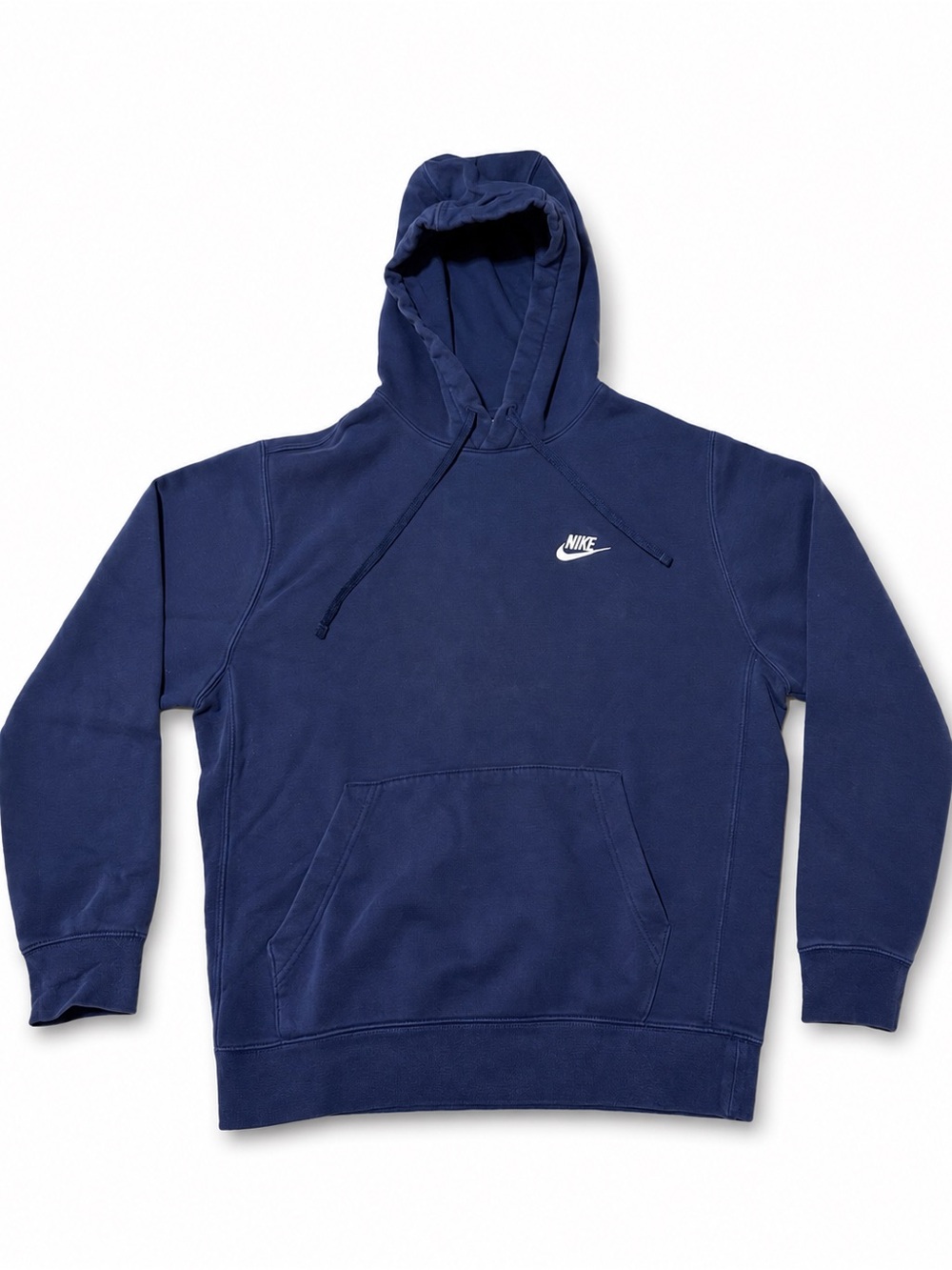 Nike Navy Pullover Hoodie with White Swoosh